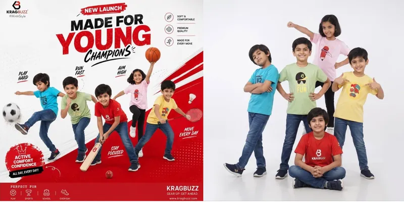 KragBuzz Sports Launches Kids’ Athleisure Collection for Everyday Wear